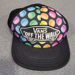 VTG Vans Off The Wall Polka Dot Trucker Hat